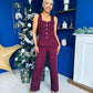 Jamie Waistcoat And Jo Trouser Wine