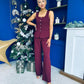 Jamie Waistcoat And Jo Trouser Wine
