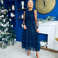 Bianca Layered Occasion Tulle Dress Navy
