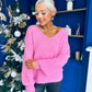 Jules Bow Detailed Jumper Pink