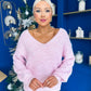 Jules Bow Detailed Jumper Pwr Pink