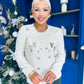 Ulana Sequin Detailed Jumper Cream