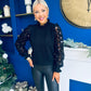 Gillian Sequin Detailed Jumper Black