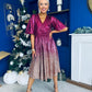 Sophie Ombre Sequin Occasion Dress