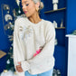Macie Sequin Detailed Jumper Cream
