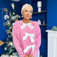 Kendra Bow Detail Jumper Pink