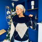 Grace Chunky Knit Jumper Black