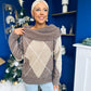 Grace Chunky Knit Jumper Taupe