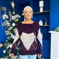 Grace Chunky Knit Jumper Burgundy