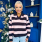 Rachelle Stripe Detail Jumper Pink