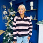 Rachelle Stripe Detail Jumper Pink