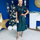 Berkley Sequin Occasion Dress Forest Pre Order 11 Dec
