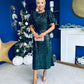 Berkley Sequin Occasion Dress Forest Pre Order 11 Dec