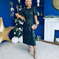 Berkley Sequin Occasion Dress Forest Pre Order 11 Dec