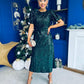 Berkley Sequin Occasion Dress Forest Pre Order 11 Dec
