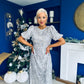 Berkley Sequin Occasion Dress Silver