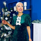 Caoimhe Pearl & Velvet Occasion Dress Forest Pre Order 13 Dec
