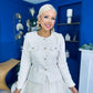Elizabeth Tweed With Sequin Jacket Cream PRE ORDER Arriving 11 Dec