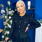 Elizabeth Tweed With Sequin Jacket Black PRE ORDER Arriving 11 Dec