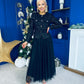 Elizabeth Tweed With Sequin Jacket Black PRE ORDER Arriving 11 Dec
