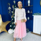 Elizabeth Tweed With Sequin Jacket Pink PRE ORDER Arriving 11 Dec