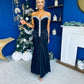 Stephanie Embellished Occasion Dress Black