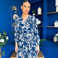 Jack Pleated Mini Blue