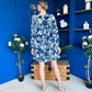 Jack Pleated Mini Blue