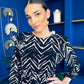 Melani Frill Detail Mini Zebra