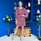 Gayle Pleated Detail Mini Maroon