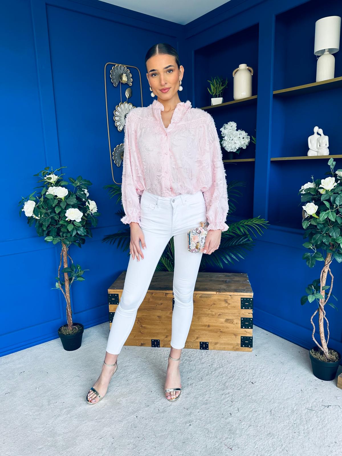 Kirsten Detailed Blouse Pink