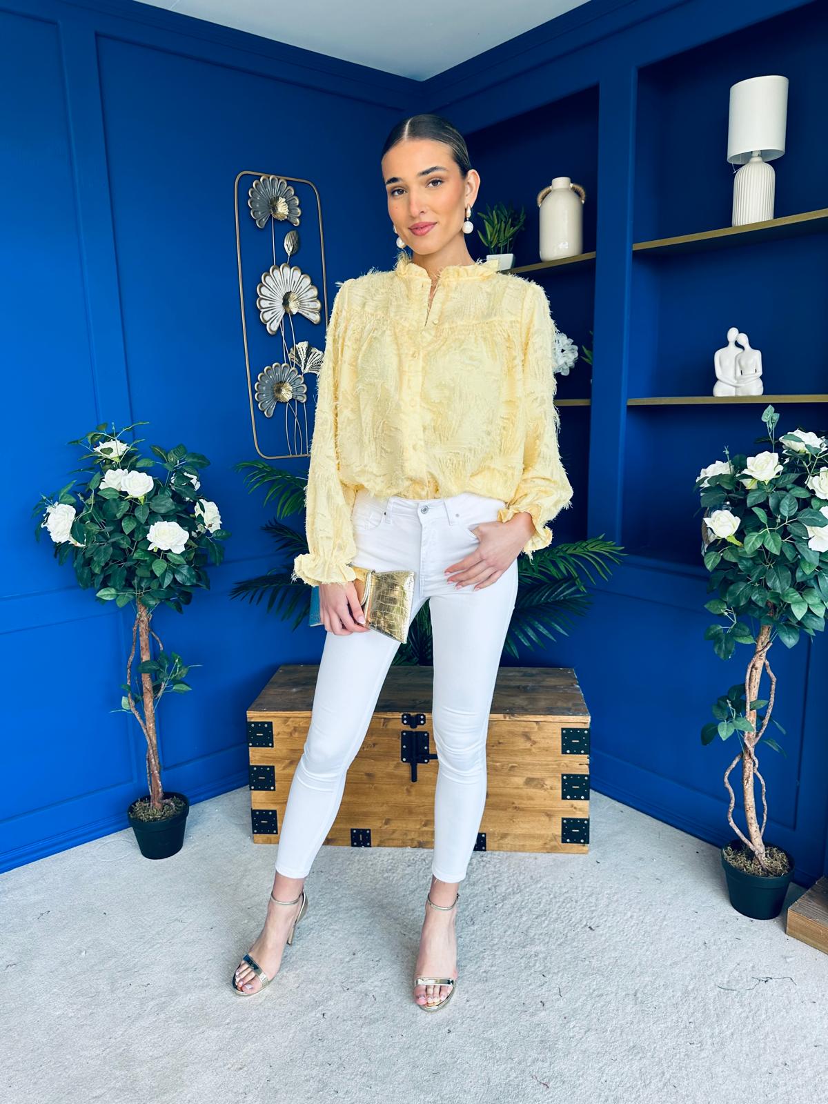 Kirsten Detailed Blouse Yellow