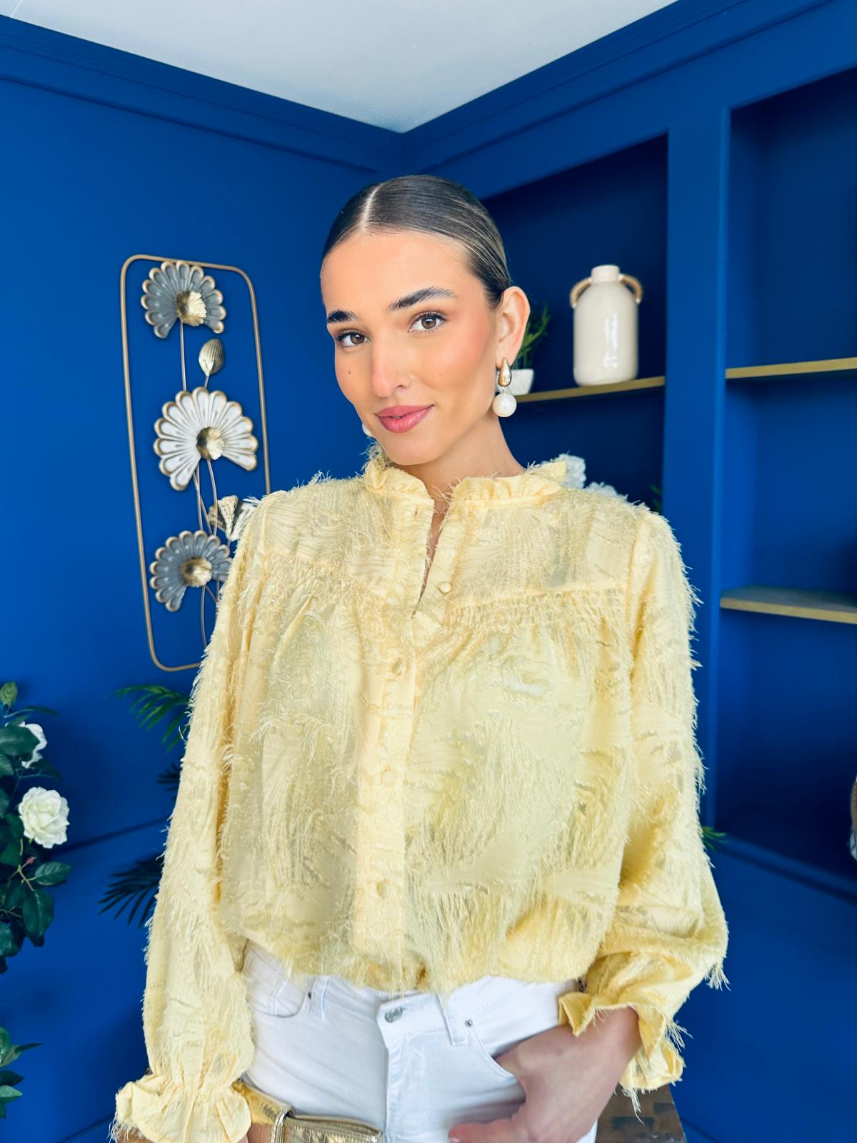 Kirsten Detailed Blouse Yellow