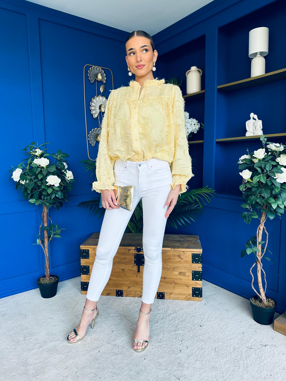 Kirsten Detailed Blouse Yellow