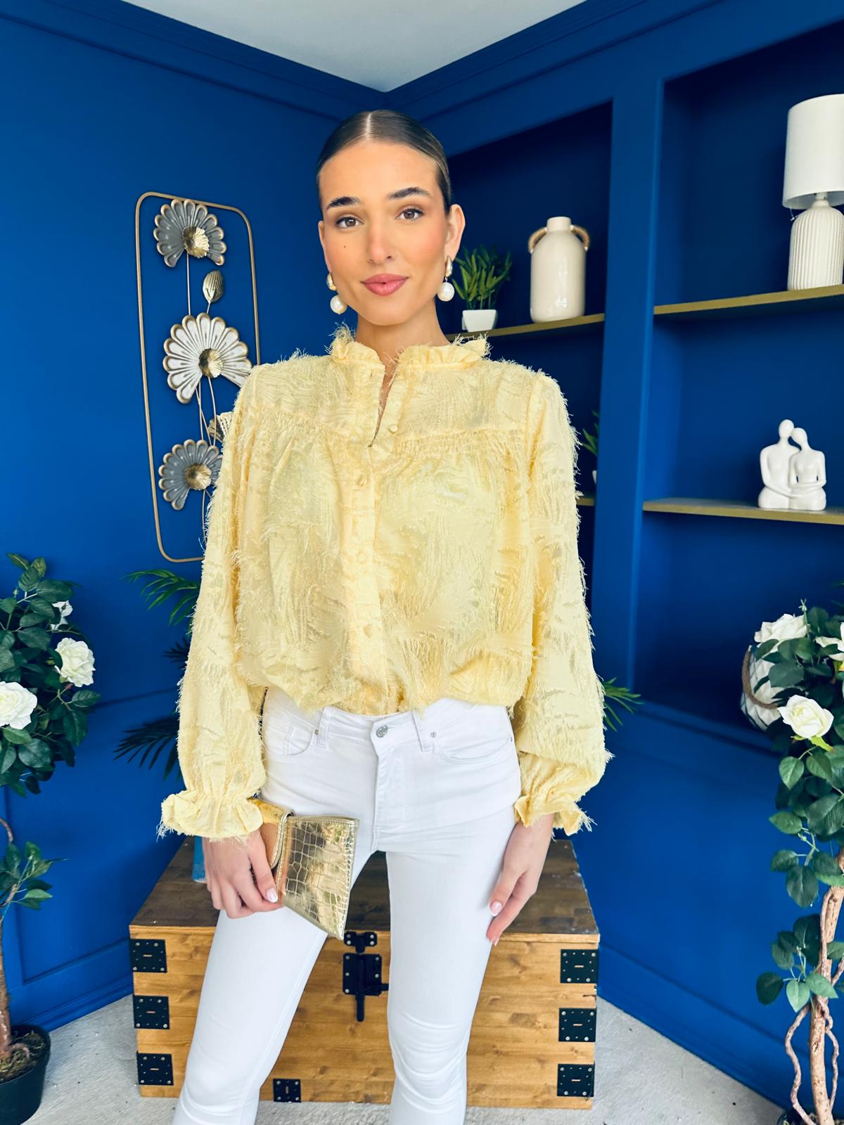 Kirsten Detailed Blouse Yellow