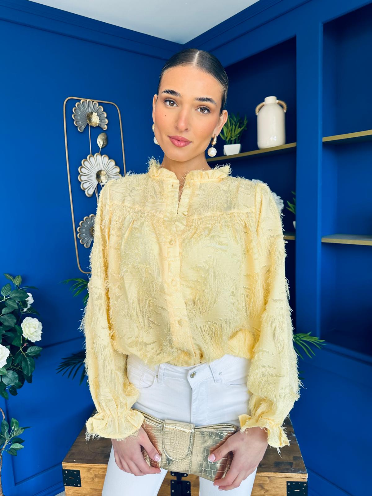 Kirsten Detailed Blouse Yellow