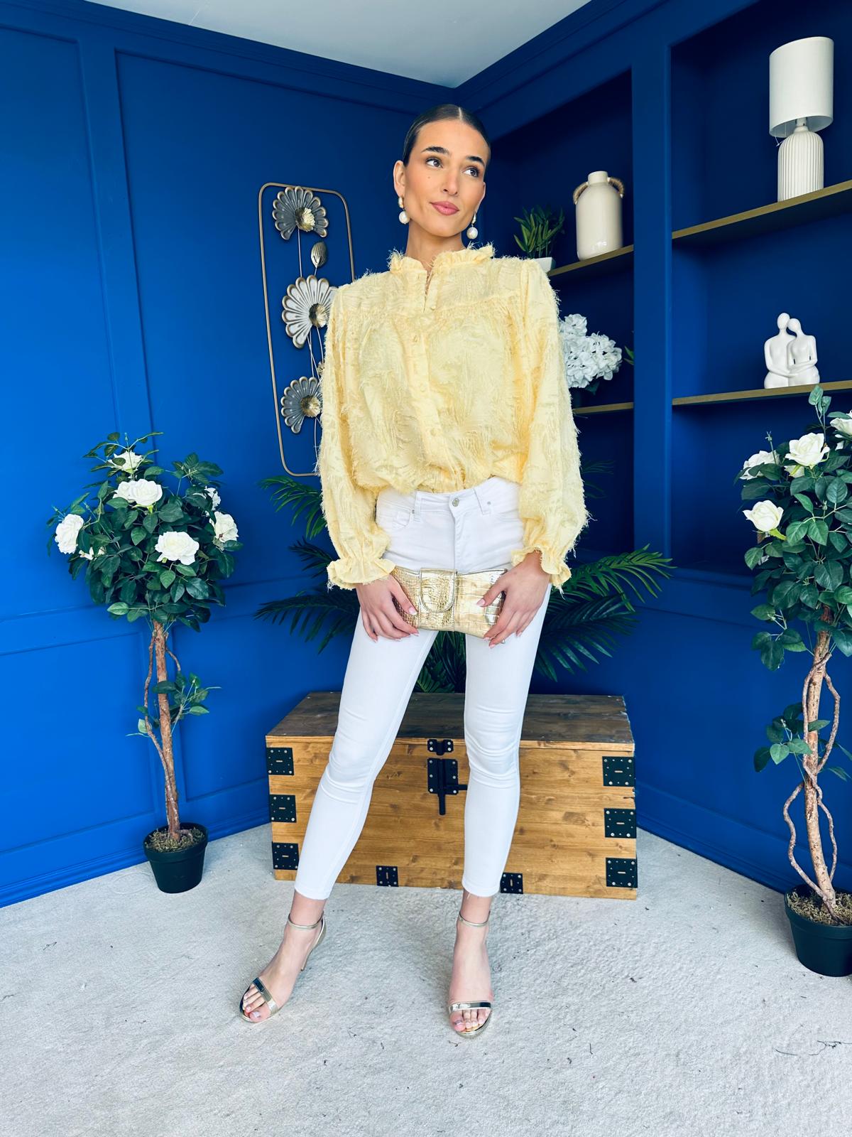 Kirsten Detailed Blouse Yellow