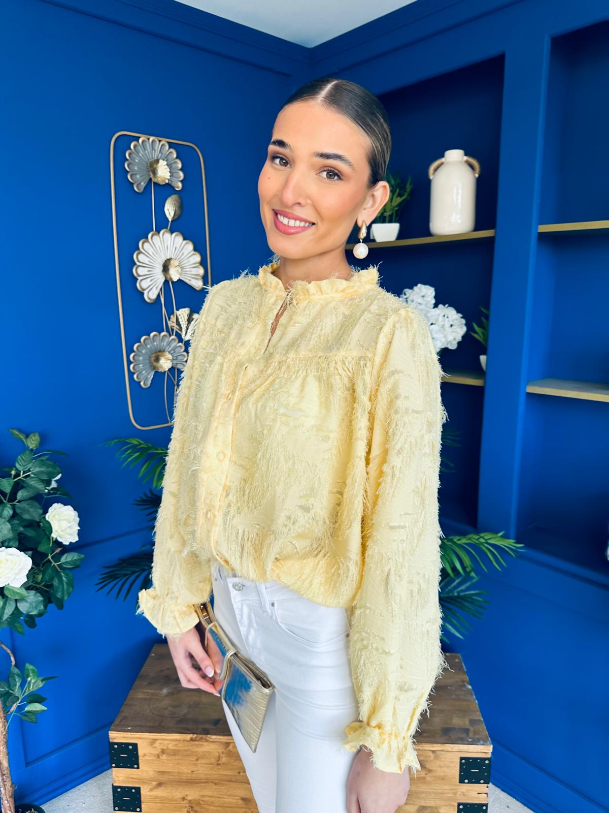 Kirsten Detailed Blouse Yellow