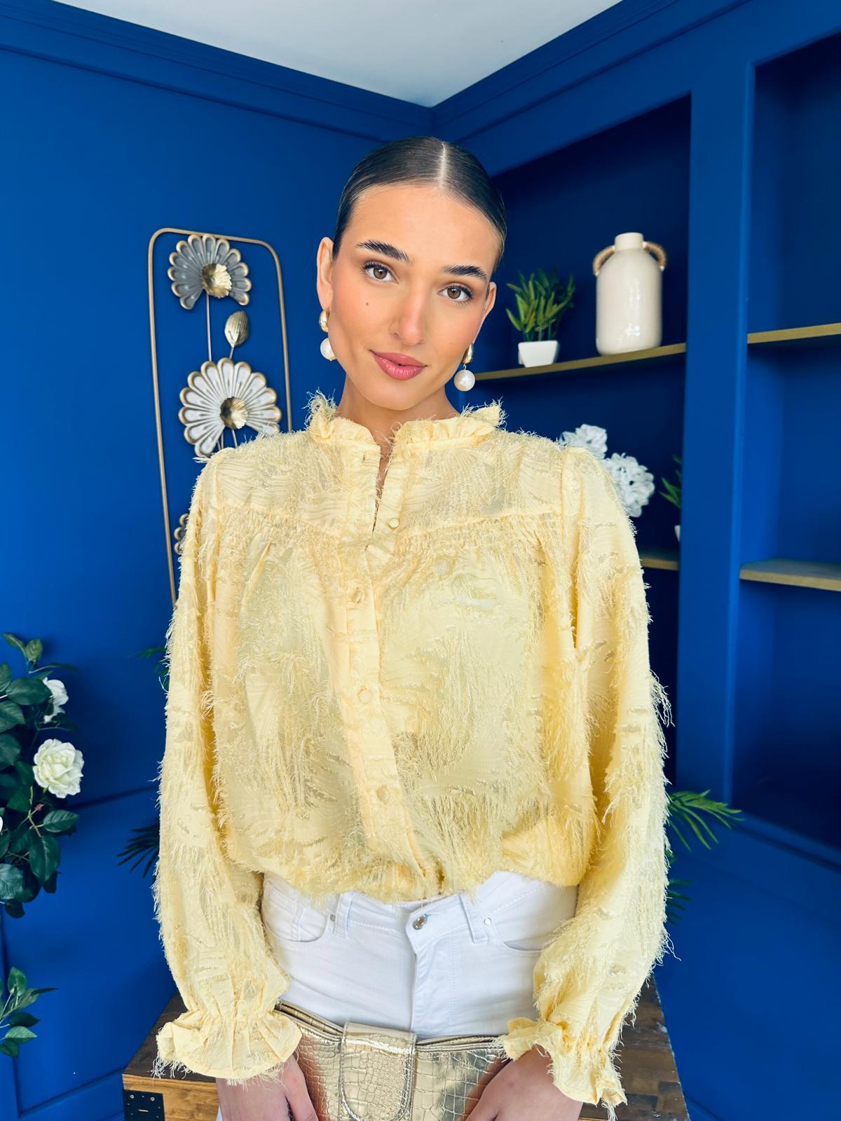 Kirsten Detailed Blouse Yellow