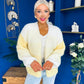Siofra Soft Knit Cardi Yellow