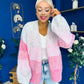 Siofra Soft Knit Cardi Pink