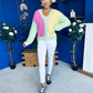 Candice Soft Knit Cardi Multi