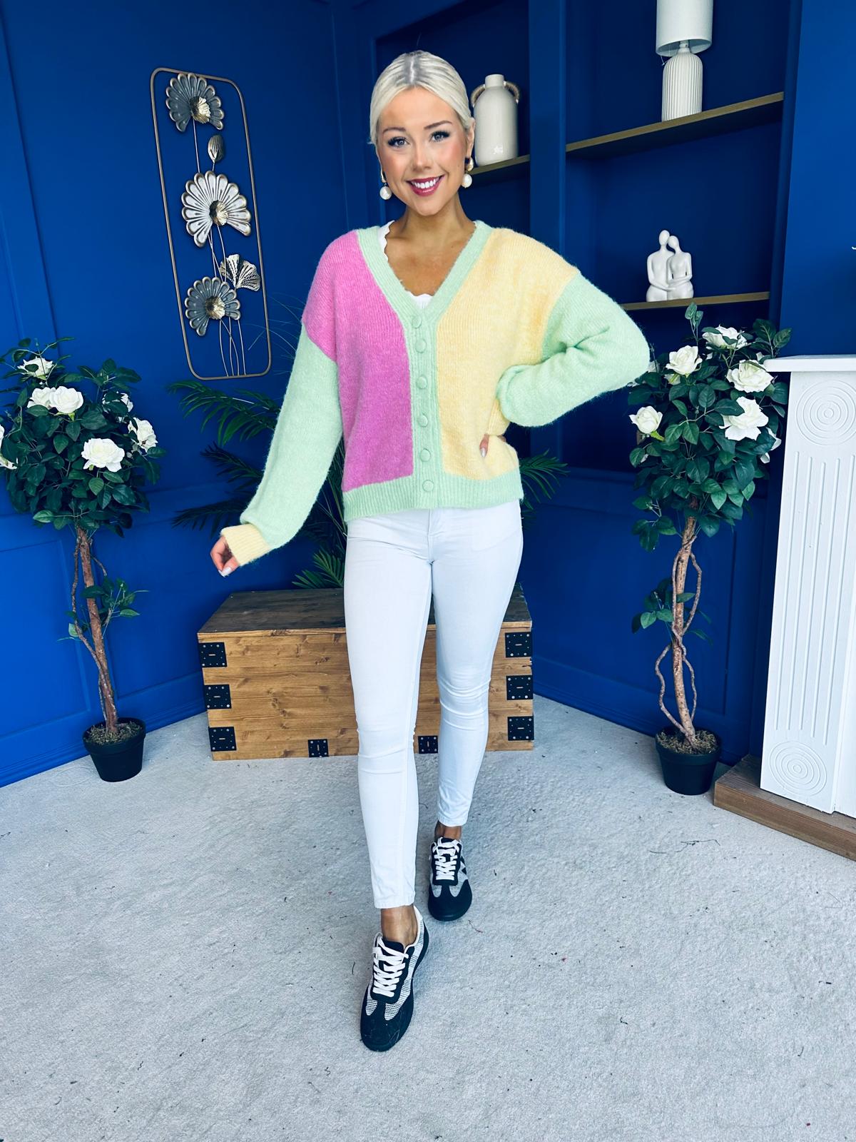 Candice Soft Knit Cardi Multi