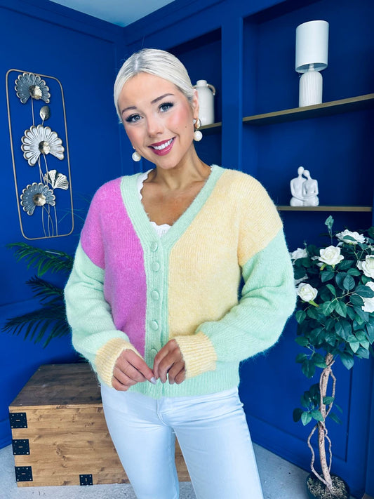 Candice Soft Knit Cardi Multi