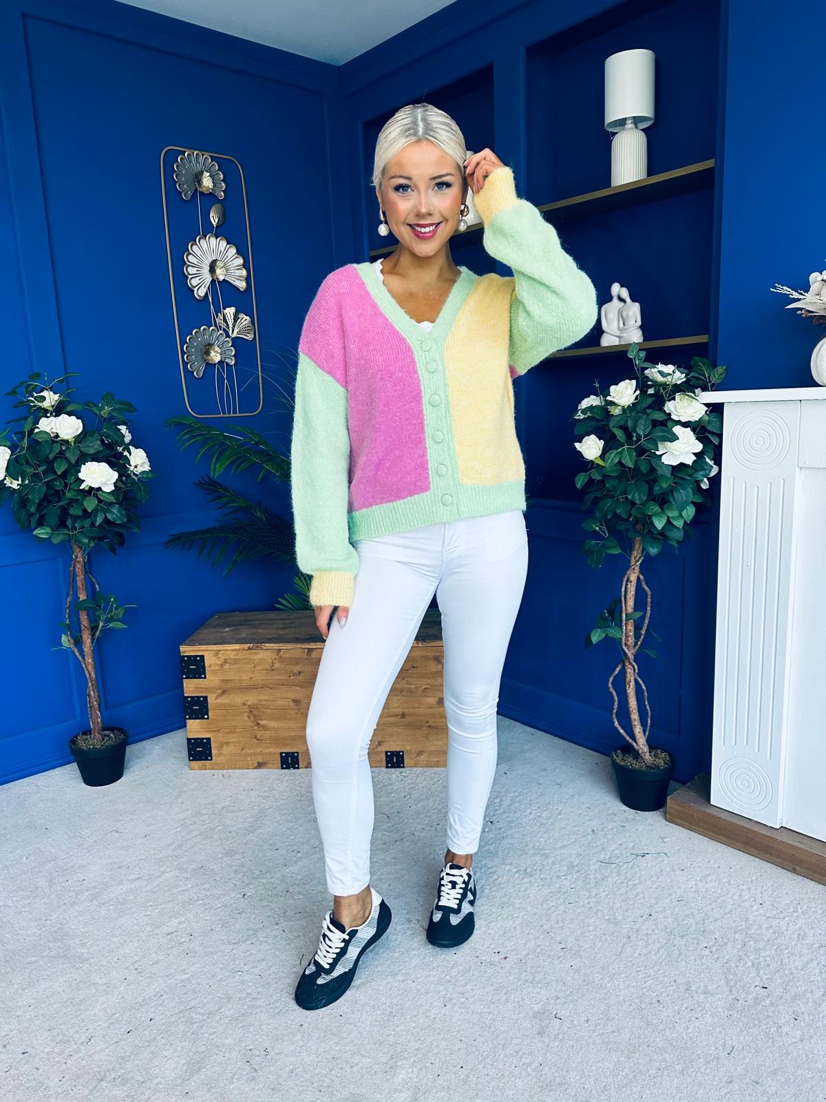 Candice Soft Knit Cardi Multi