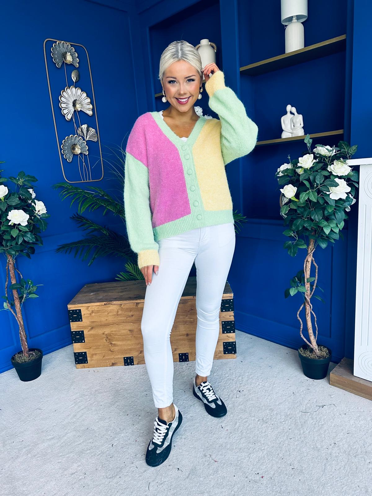 Candice Soft Knit Cardi Multi