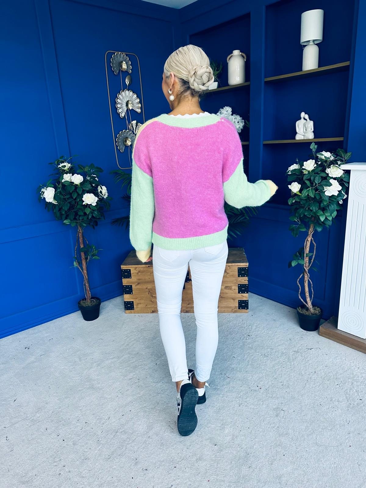 Candice Soft Knit Cardi Multi