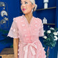 Fiadh Detailed Occasion Midi Dress Peach