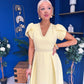 Collins Pearl Detail Occasion Dress Yellow