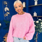 Hallie Soft Knit Jumper Pink